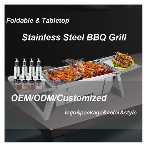 Barbecue Pliable En Acier Inoxydable  Hg04159