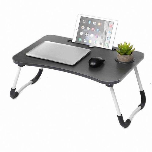 Bureau Pliable Avec Porte-gobelet Et Tablette  Hg04173