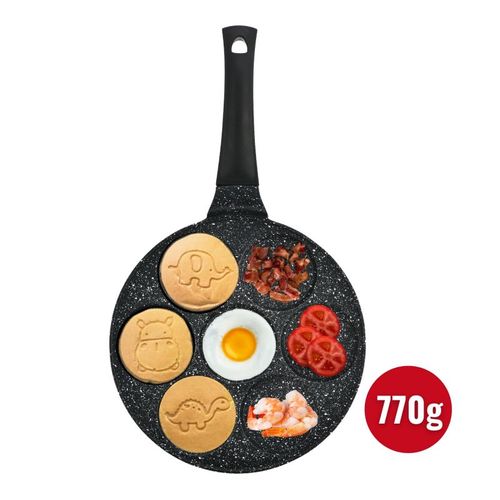 Poêle à Crêpes Et Galettes Avec 7 Motifs Animaux 26cm  Hgcp267anl