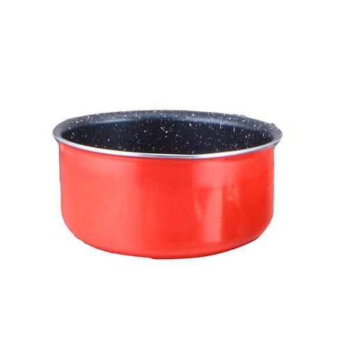 Batterie De Cuisine Revêtement Pierre Avec Manche Amovible 10 Pieces Rouge  Ha04623-red