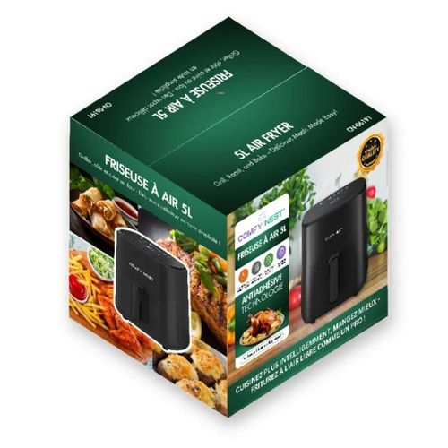 Friteuse à Air Chaud Air Fryer Avec Écran Digital 5l 1400w  Cn06191