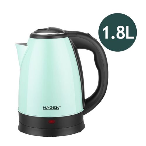 Bouilloire Électrique 1.8l Inox Sans Fil Vert Ha5525-grn