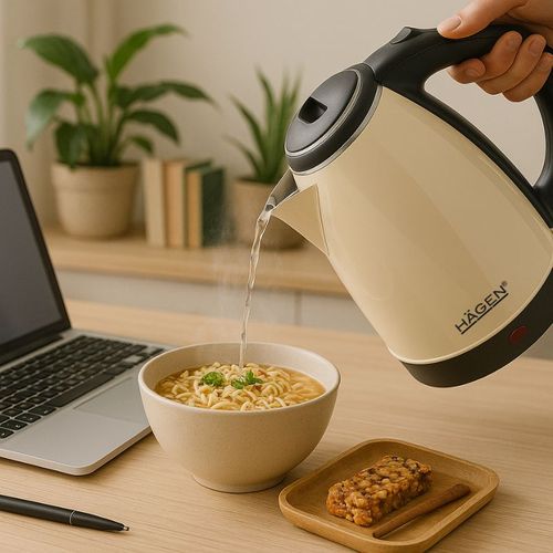 Bouilloire Électrique 1.8l Inox Sans Fil Crème  Ha5525-crm