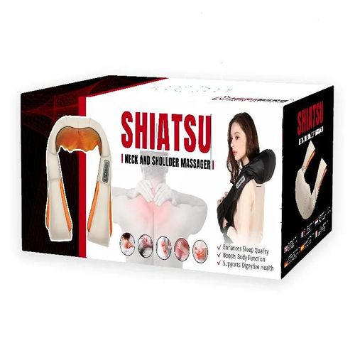 Appareil De Massage Pour La Nuque Et Épaule Shiatsu Beige  Hgmsg20-bei