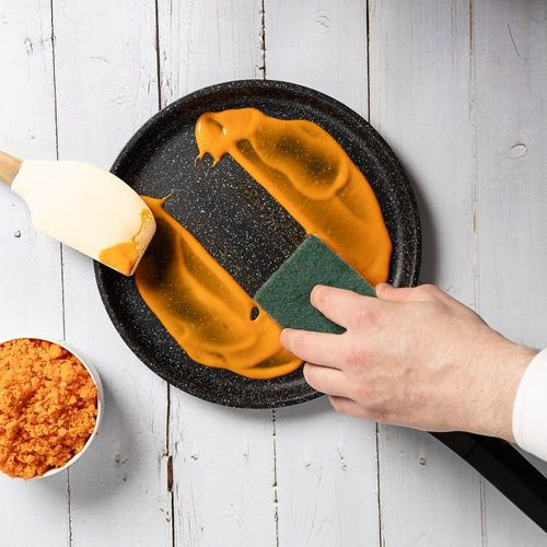 Poêle à Crêpe 24 Cm Noir Royaltyline Rlcp24m