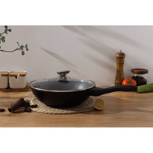 Poêle Wok 28 Cm En Fonte Rlbw28m