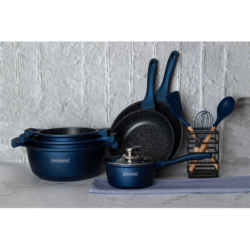 Batterie De Cuisine 13 Pièces Bleu  Rlbs1010m-blu