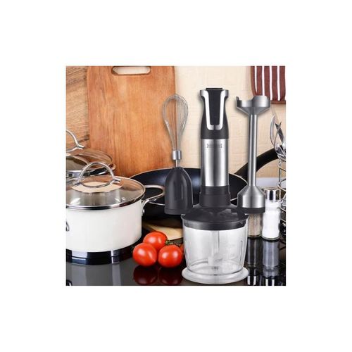 Ensemble Mixeur Plongeant 3 En 1 Noir  Rlesms800-blk