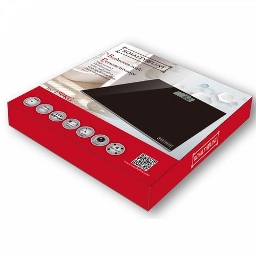 Pèse Personne Numérique Avec Batterie Noir  Rlps3-blk