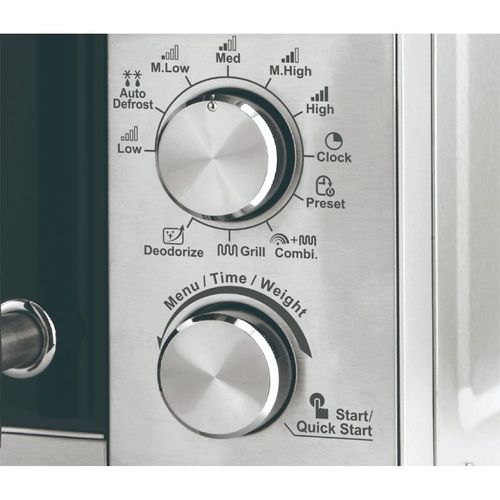 Micro-ondes 20l Avec Gril 700w Argenté Rlmwo3805