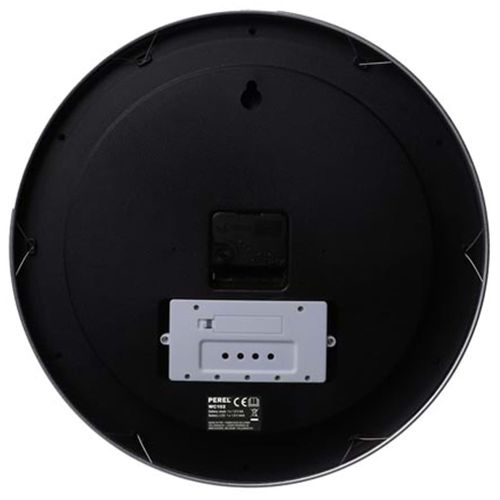 Horloge Murale 35 Cm Blanc Et Argenté