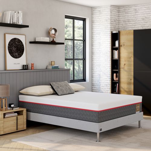 Matelas hybride 180x200 cm avec mémoire de forme MOOV 2 ép.29 cm