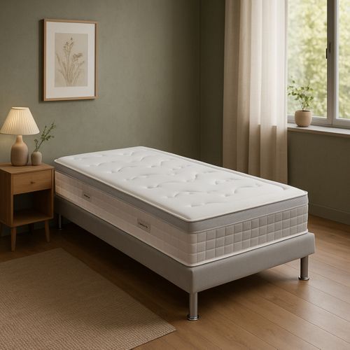 Matelas ressorts 90x190 cm avec latex MELISSE ép.26 cm