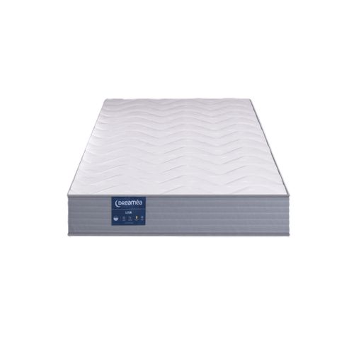 Matelas mousse 90x190 cm DREAMEA LISA roulé ép.20 cm
