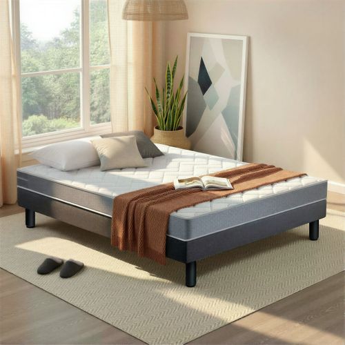 Matelas mousse 140x190 cm DREAMEA MALO roulé ép.13 cm
