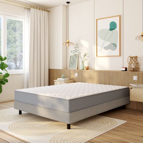 Matelas ressorts 140x190 cm GAIA 2 à mémoire de forme ép.21 cm