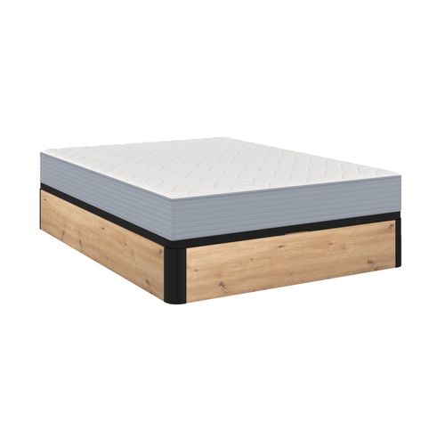 Matelas ressorts 140x190 cm GAIA 2 à mémoire de forme ép.21 cm