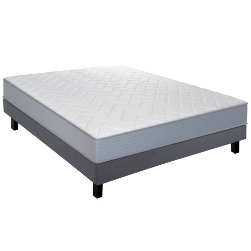 Matelas ressorts 160x200 cm GAIA 2 à mémoire de forme ép.21 cm