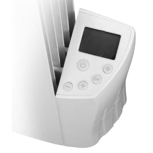 Radiateur Électrique à Inertie Fluide - 1200w - 230v - Jusqu'a 50m3 - Blanc