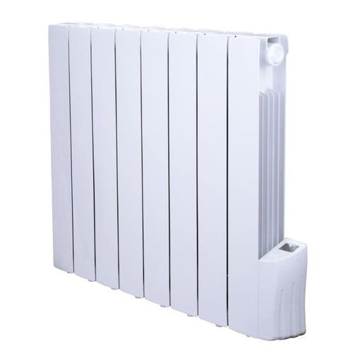 Radiateur Électrique à Inertie Fluide - 1200w - 230v - Jusqu'a 50m3 - Blanc