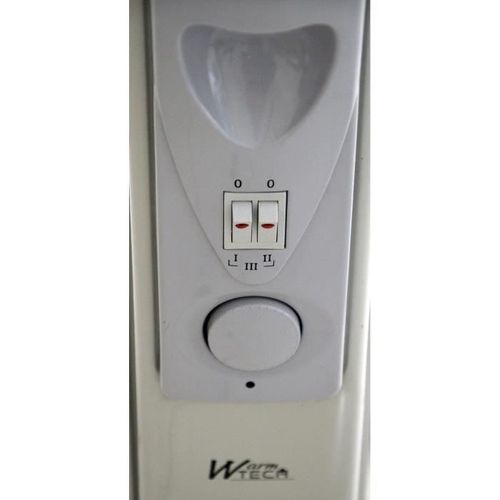 Radiateur Électrique Bain D'huile - 2000w - 240v - Jusqu'a 30m3 - Gris