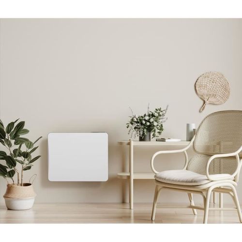 Radiateur Électrique à Inertie - 1000w - Céramique - 230v - Jusqu'a 40m3 - Blanc