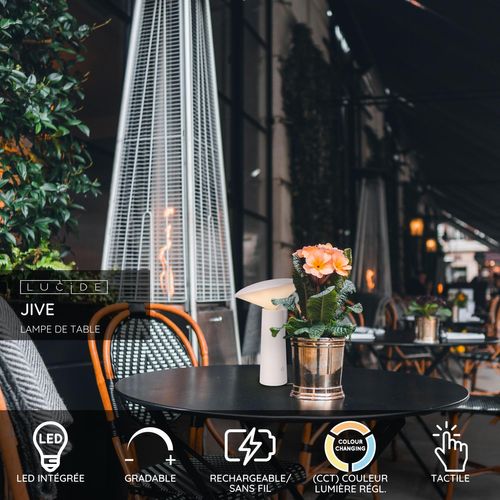 Jive Lampe De Table - Blanc - LED Intégré