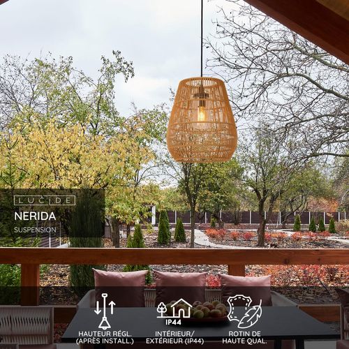 Nerida Suspension - Naturel - 1xe27