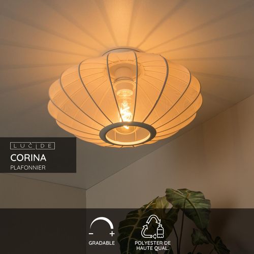 Corina Plafonnier - Crème - 1xe27