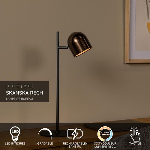 Skanska Rech Lampe De Bureau - Café - LED Intégré