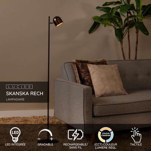 Skanska Rech Lampadaire - Café - LED Intégré