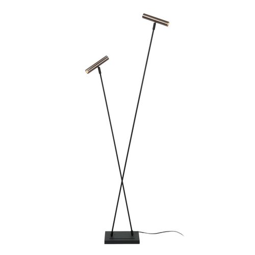 Duarte Lampadaire - Fer Gris - 2xg9