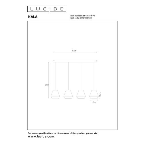 Kala Suspension - Taupe - 4xe14