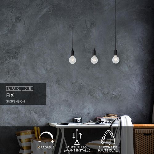 Fix Suspension - Noir - 3xe27