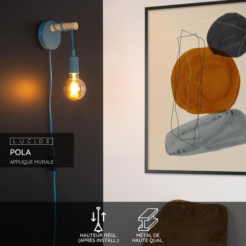 Pola Applique Murale - Bleu - 1xe27