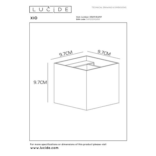 Xio Applique Murale - Rouille - 1xg9