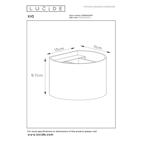 Xio Applique Murale - Rouille - 1xg9