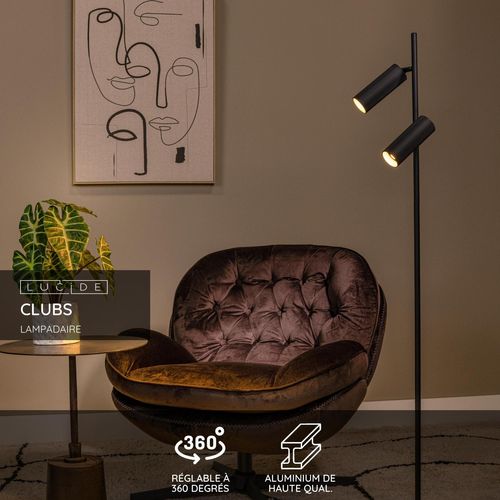 Clubs Lampadaire - Noir - 2xgu10
