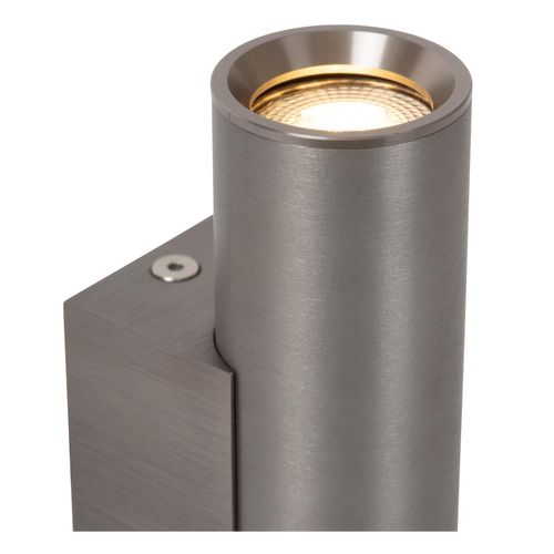 Dupla Spot Mural - Fer Gris - 2xgu10 (mr11)