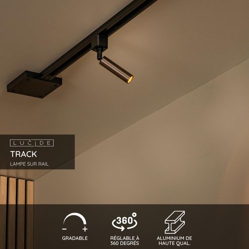 Track Lampe Sur Rail - Café - 1xg9