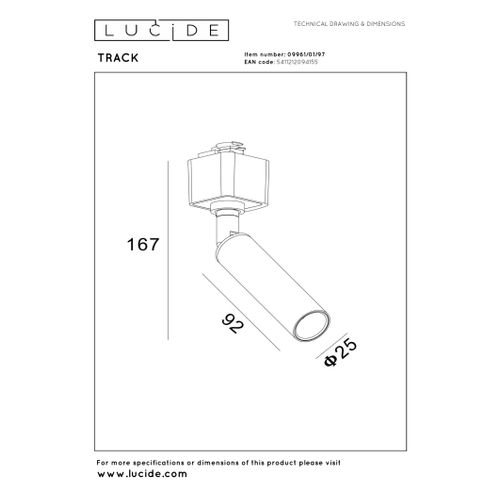 Track Lampe Sur Rail - Café - 1xg9
