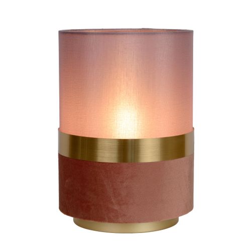 Extravaganza Tusse Lampe De Table - Rose - 1xe14