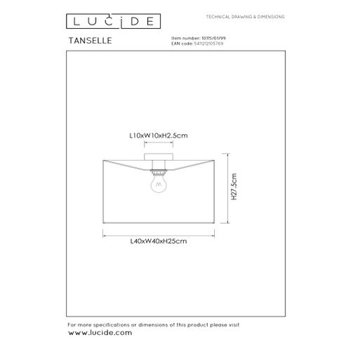 Tanselle Plafonnier - Multicolor - 1xe27