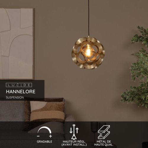 Hannelore Suspension - Or Mat / Laiton - 1xe27