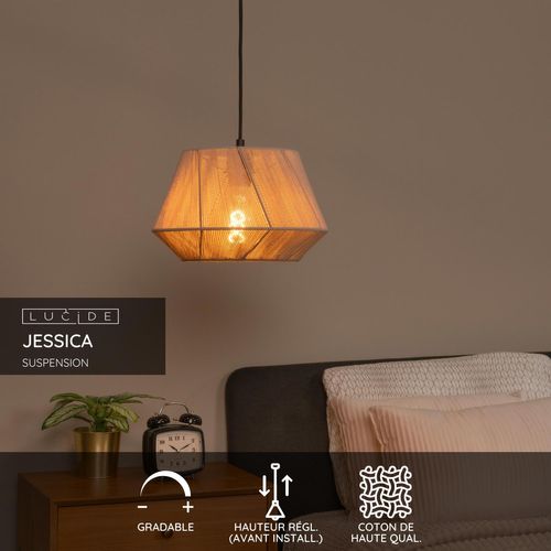 Jessica Suspension - Gris - 1xe27