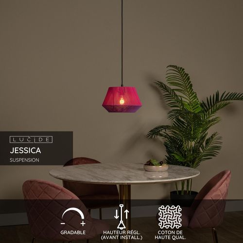Jessica Suspension - Rose - 1xe27