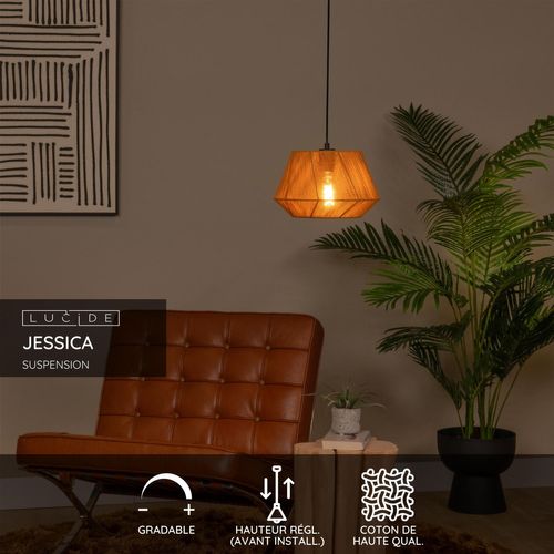 Jessica Suspension - Terre Cuite - 1xe27