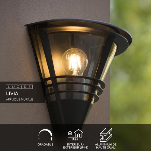 Livia Applique Murale - Noir - 1xe27