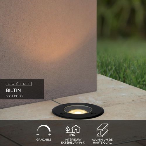 Biltin Spot De Sol - Noir - 1xgu10