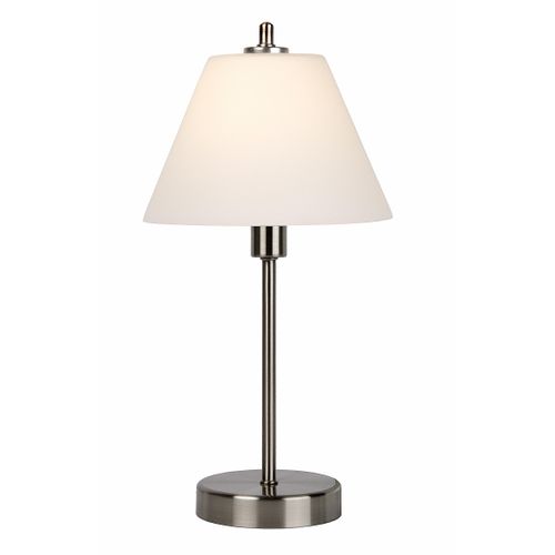 Touch Lampe De Table - Chrome Dépoli - 1xe14